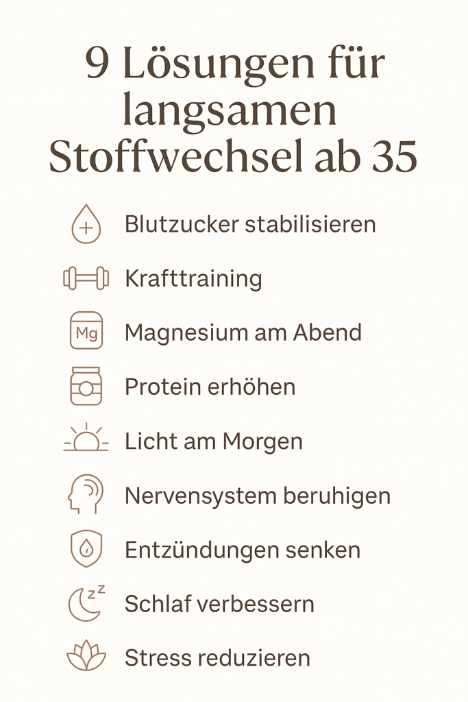 9 Lösungen für langsamen Stoffwechsel