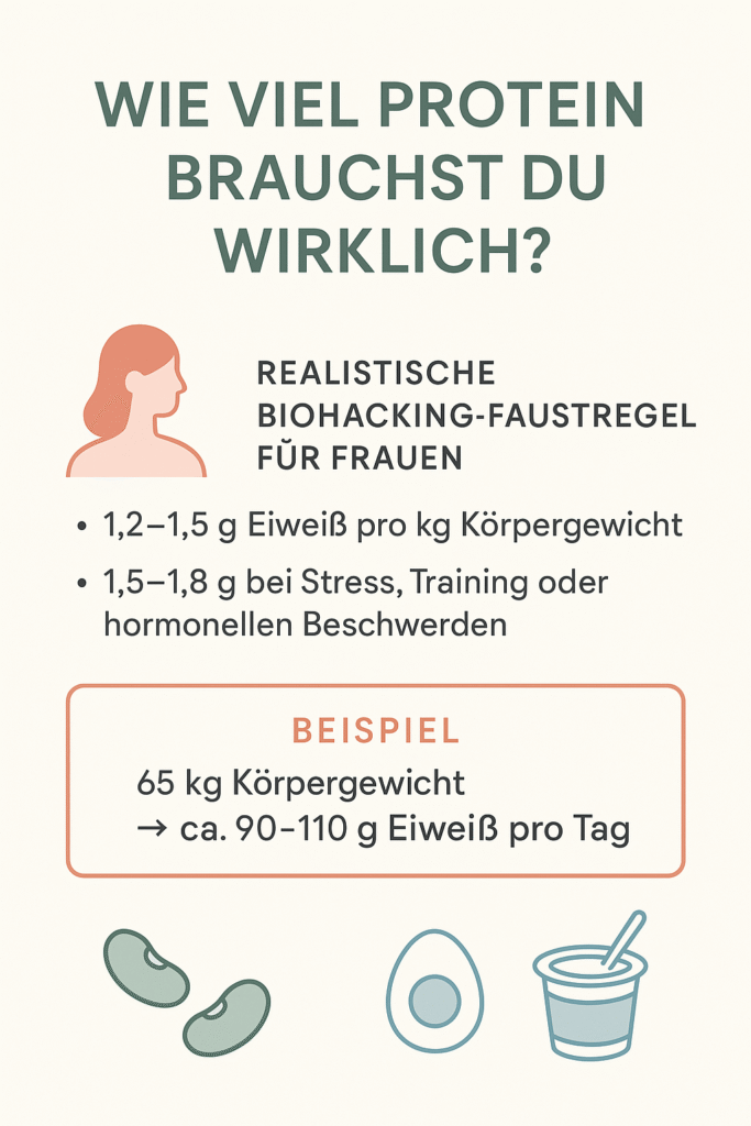 Übersicht Wieviel Protein brauchst du wirklich