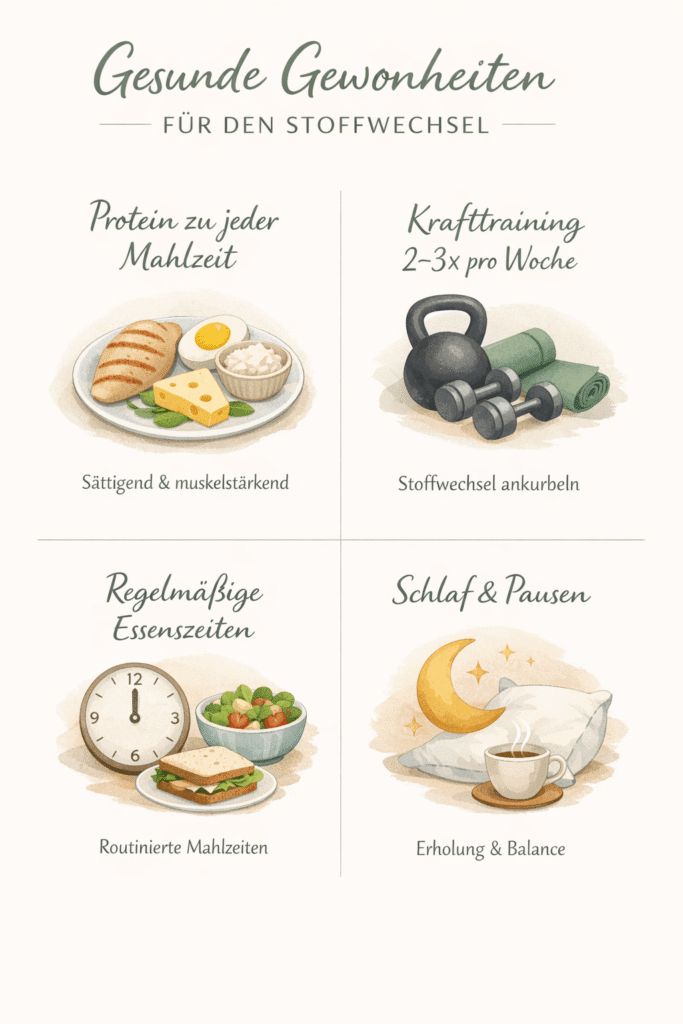 Gesunde Gewohnheiten für einen optimalen Stoffwechsel