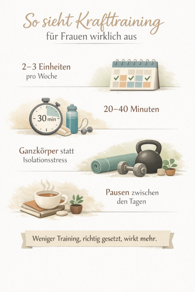 So sollte Krafttraining für Frauen aussehen - Plan