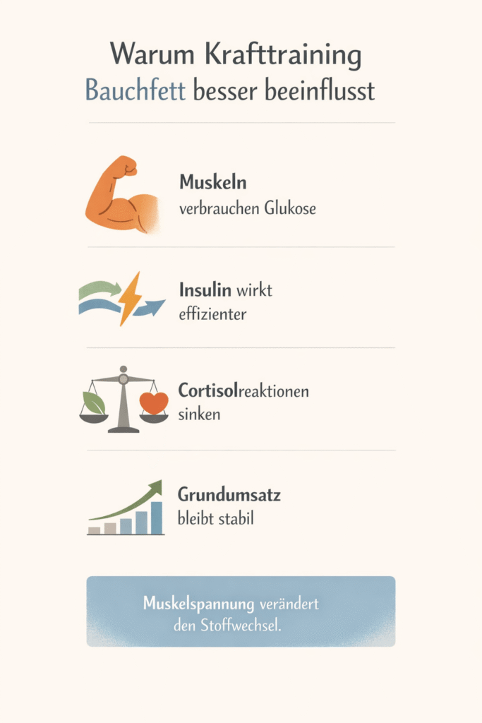 Warum Krafttraining Bauchfett effektiv reduziert