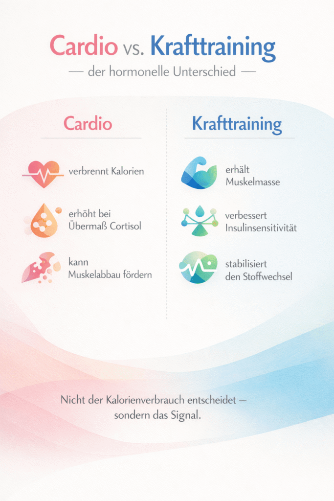 Cardio vs. Krafttraining - ein Vergleich