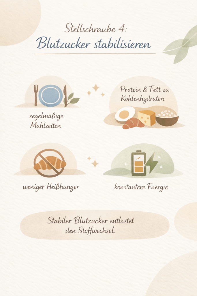 Stellschraube 4: Blutzucker