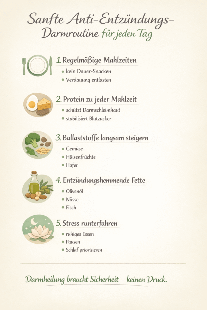 Anti-Entzündungs-Darmroutine