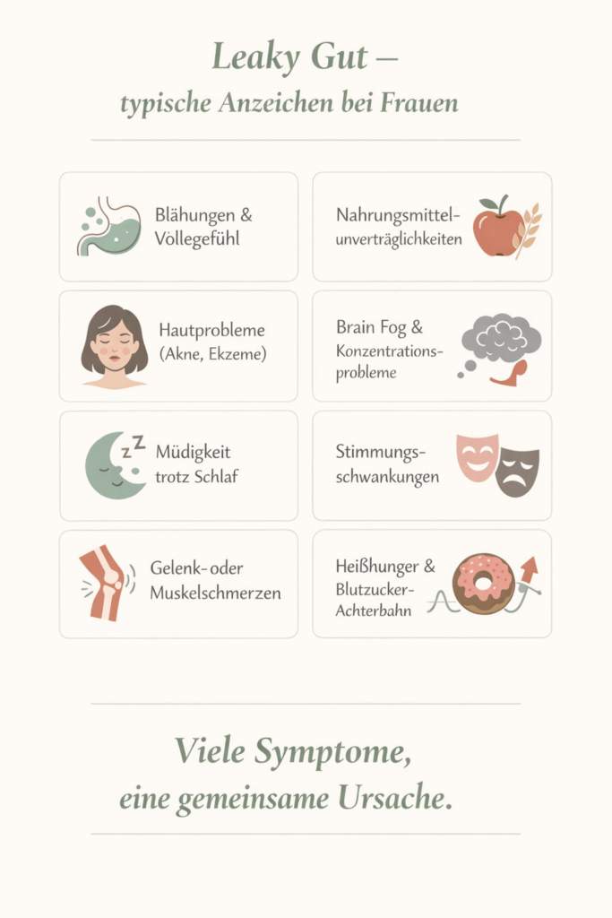 Leaky Gut Symptome Übersicht