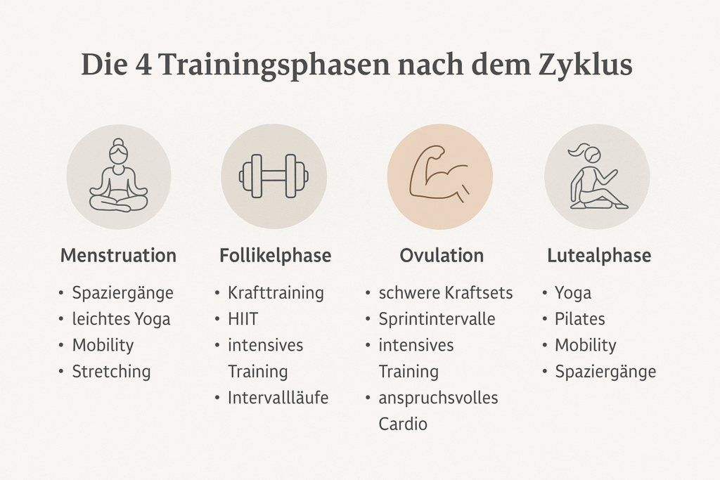 4 Trainingsphasen nach dem Zyklus