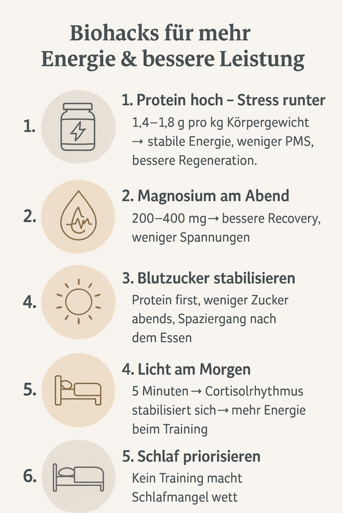 Biohacks Cortisol senken