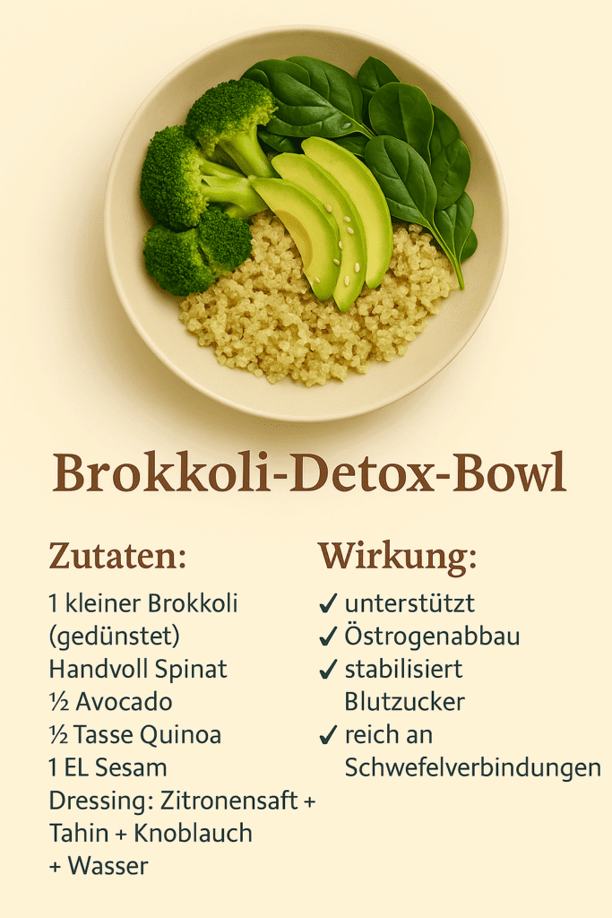 Rezeptkarte Brokkoli Detox Bowl