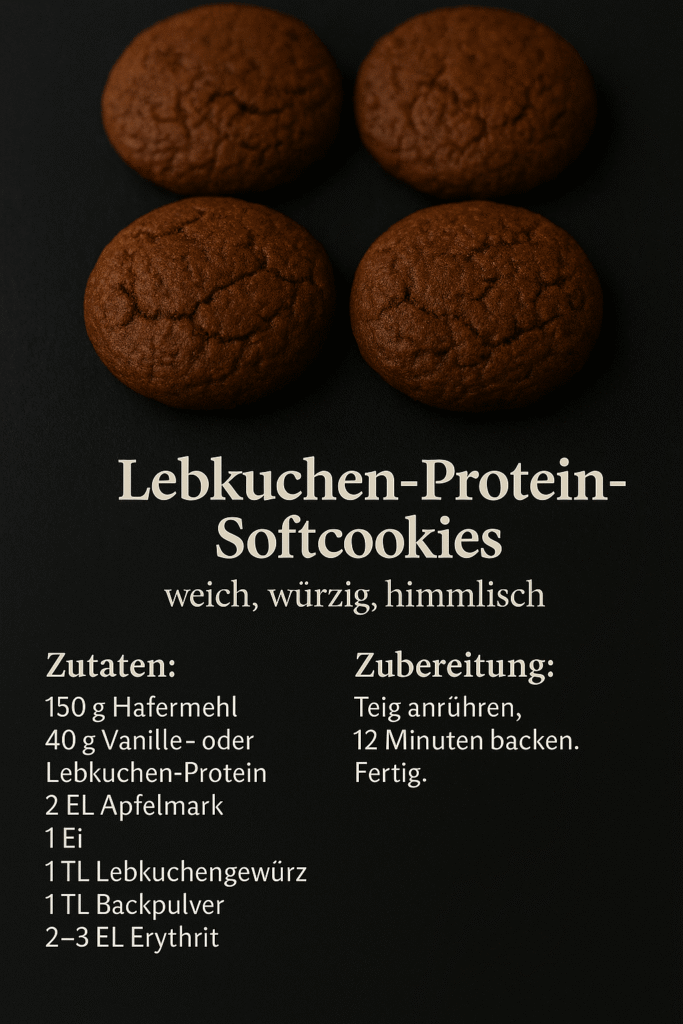 Lebkuchen-Protein-Softcookies Rezept Weihnachtskekse