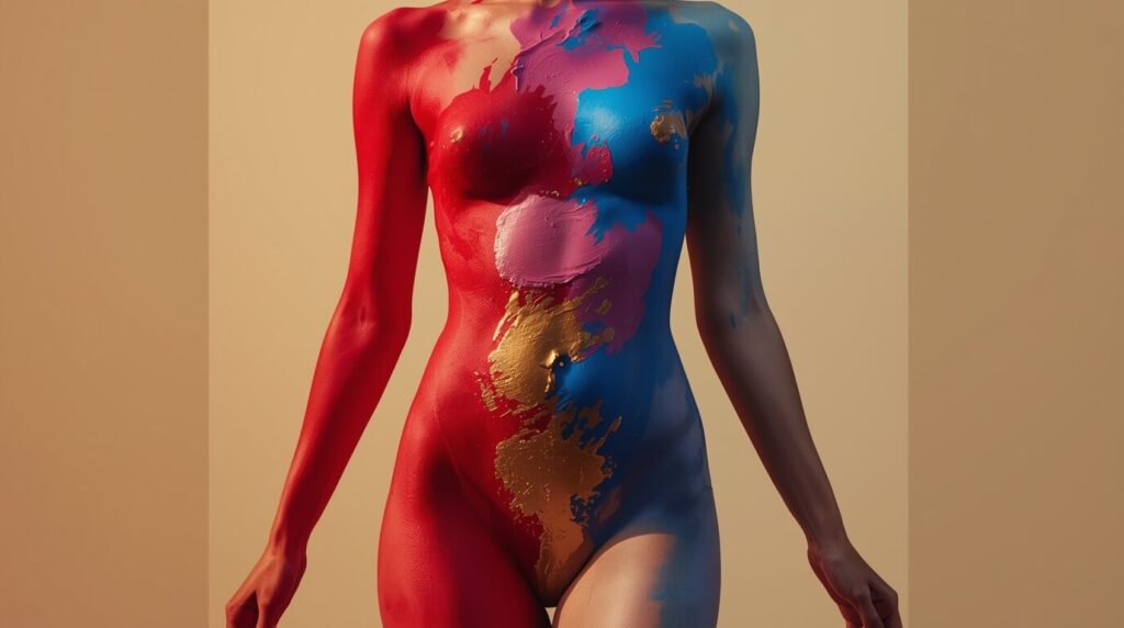 Frauenkörper als Kunstwerk