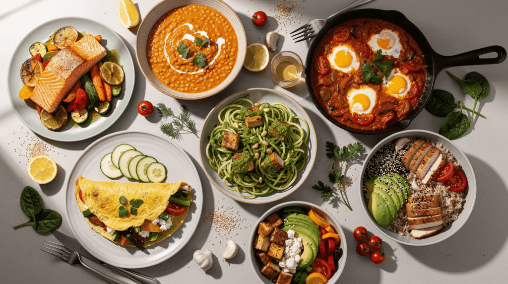 Proteinreiches Abendessen