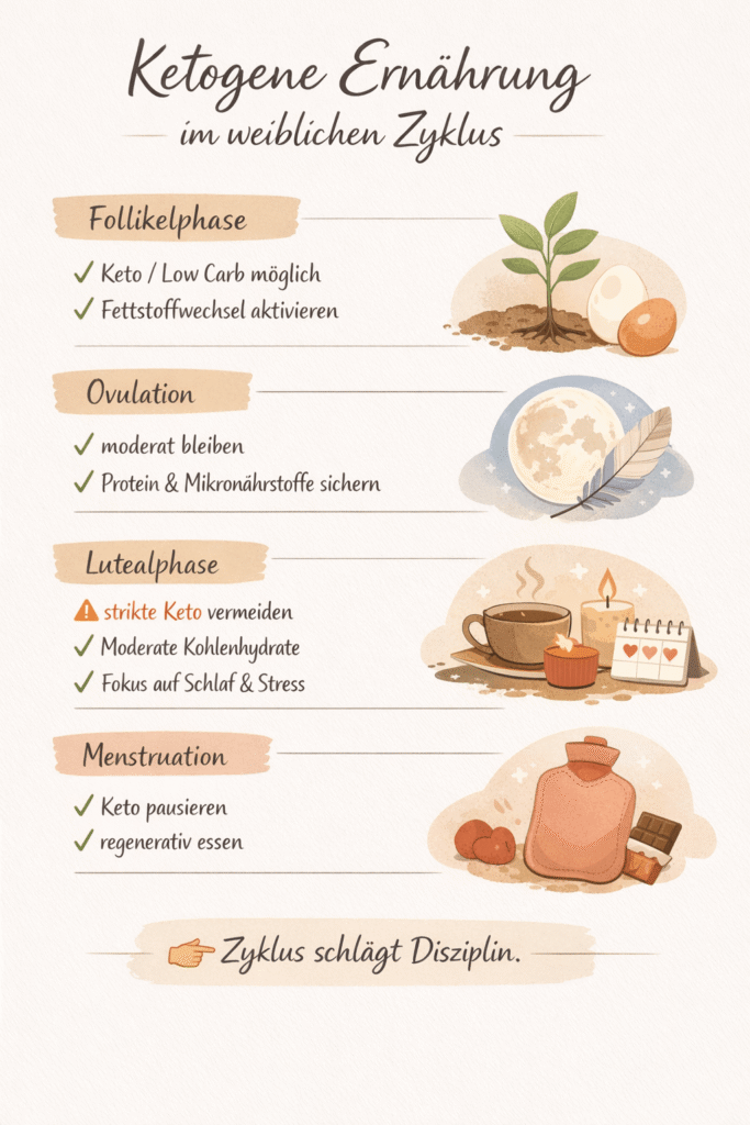 Ketogene Ernährung im Zyklus