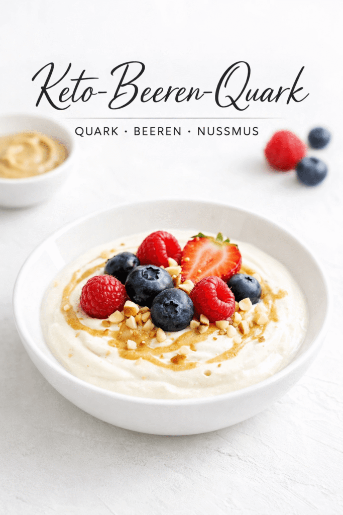 Keto-Beeren-Quark Rezeptkarte