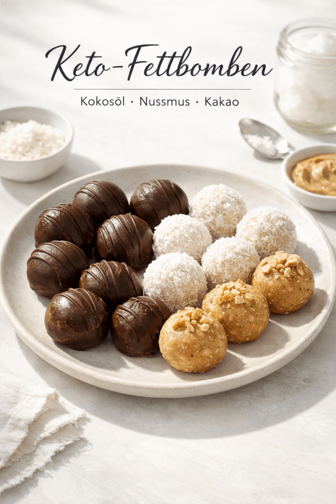Keto-Fettbomben Rezeptkarte
