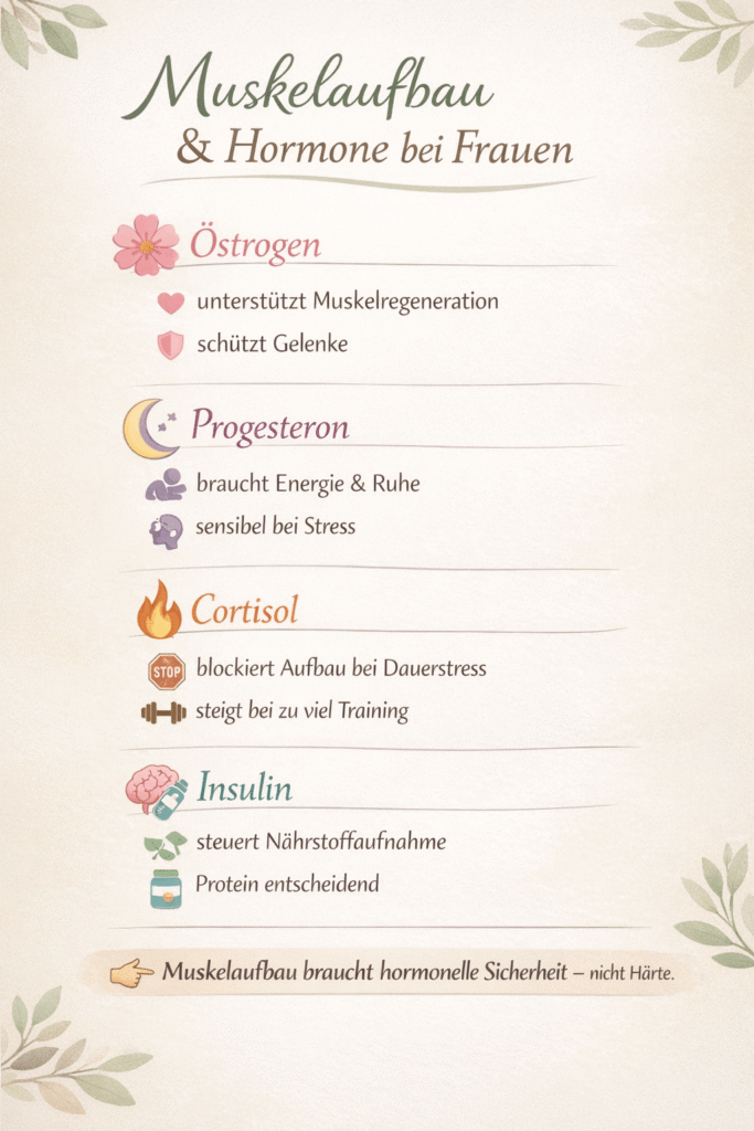 Muskelaufbau und Hormone bei Frauen