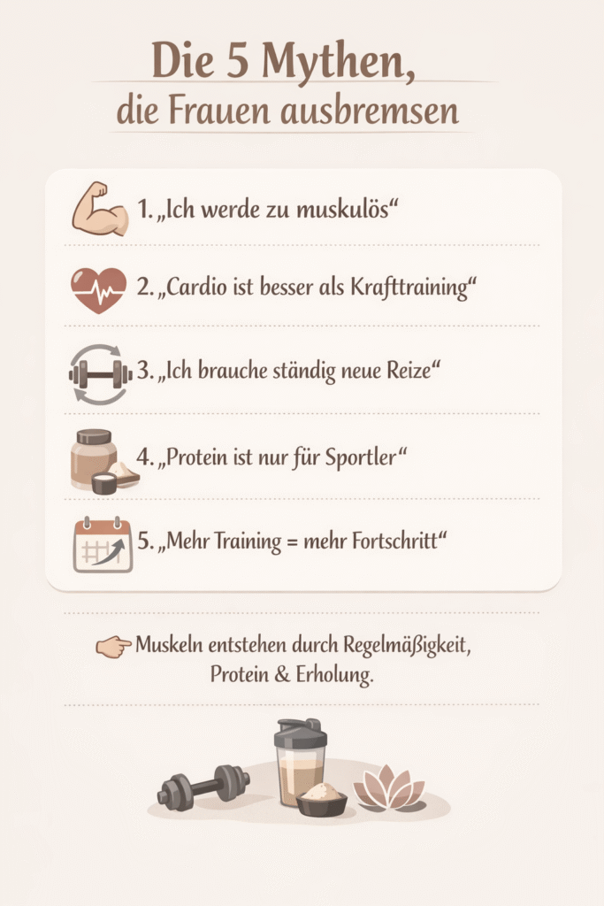 Die 5 größten Mythen in Bezug auf Krafttraining und Frauen