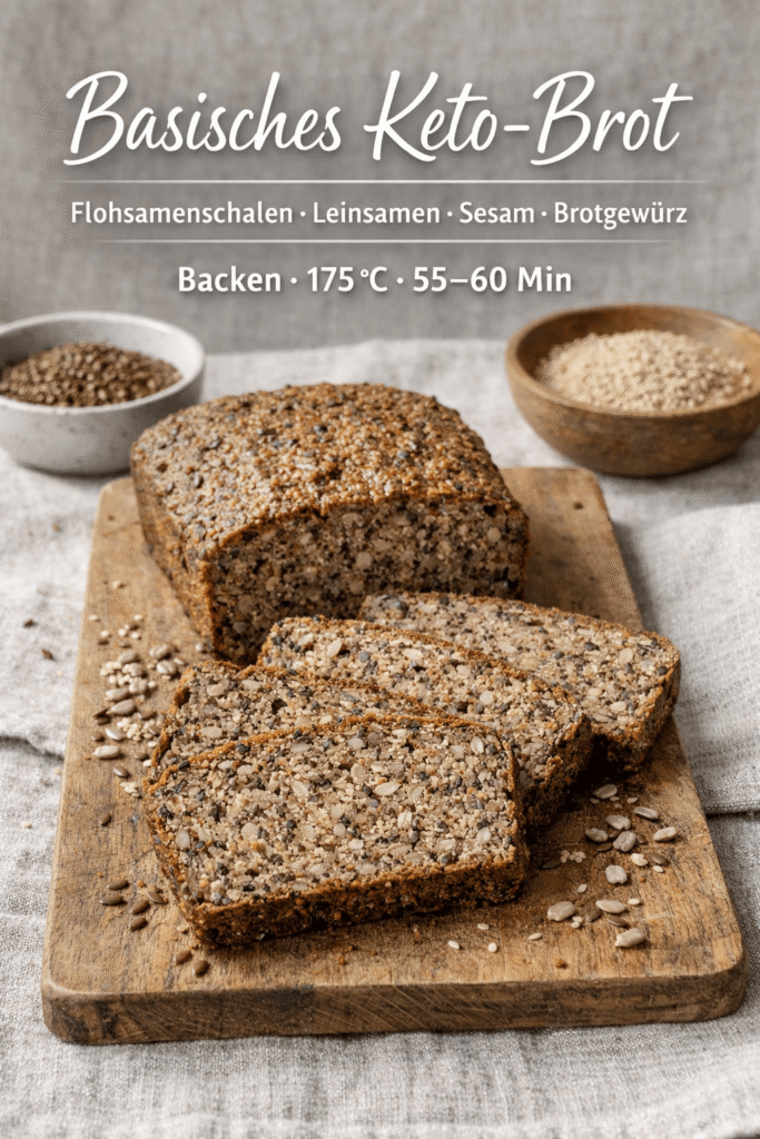 Rezept basisches Keto-Brot