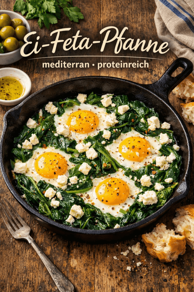 Ei-Feta-Spinat-Pfanne