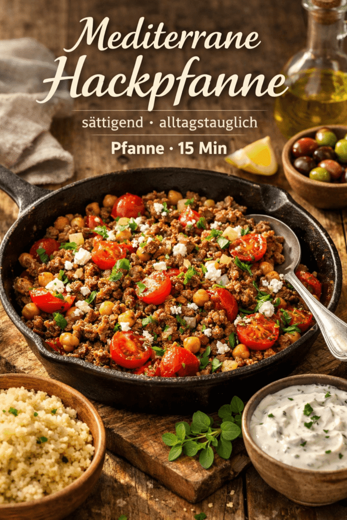 Mediterrane Hackpfanne