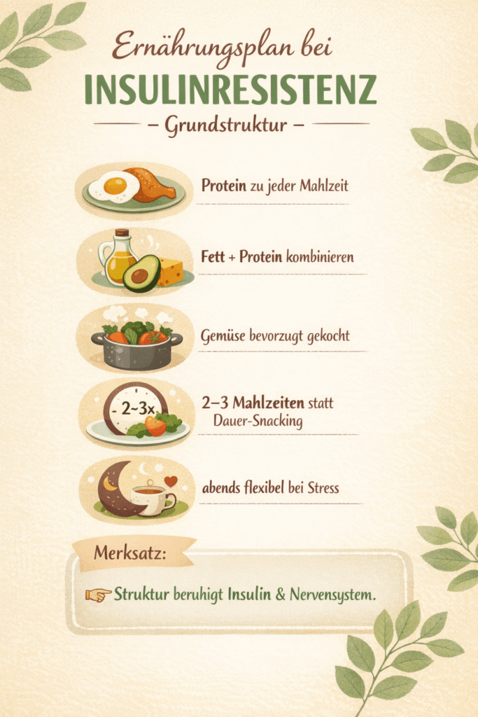 Ernährungsplan bei Insulinresistenz