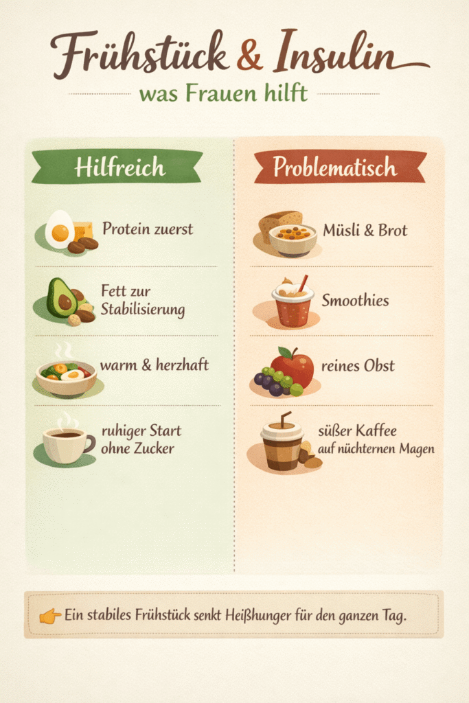 Frühstück und Insulin Übersicht
