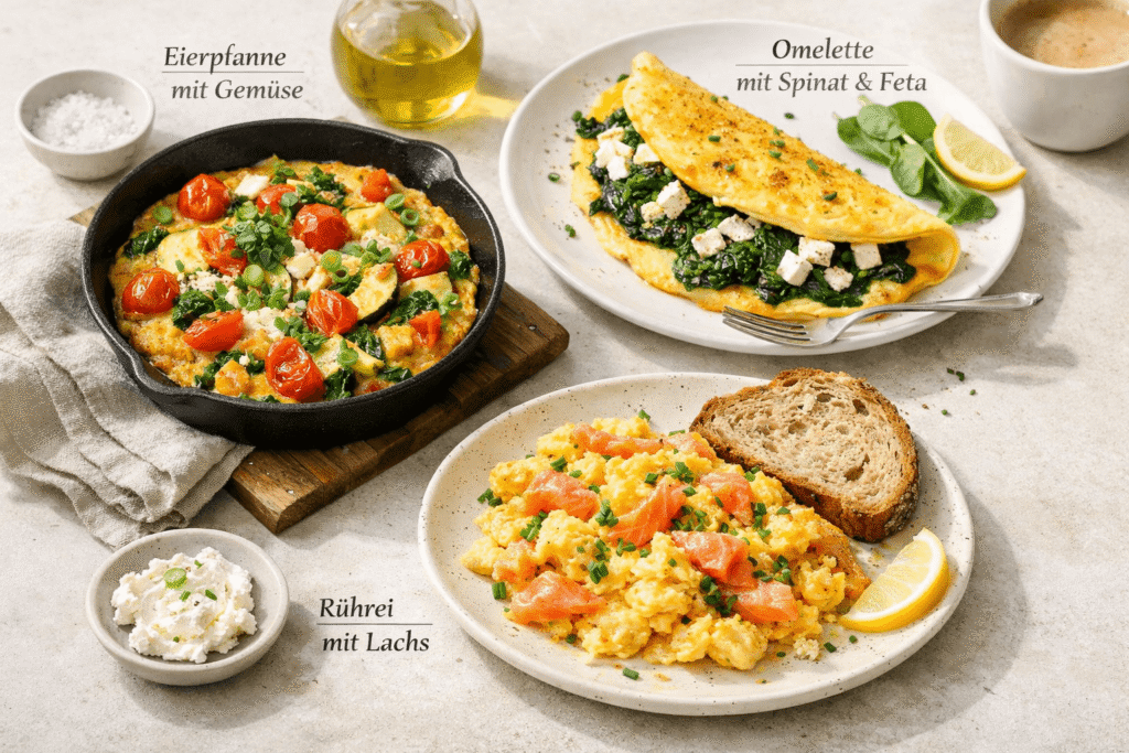 Insulinfreundliche Frühstücksideen mit Ei