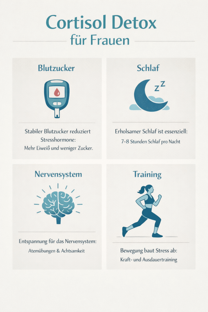 Cortisol Detox für Frauen
