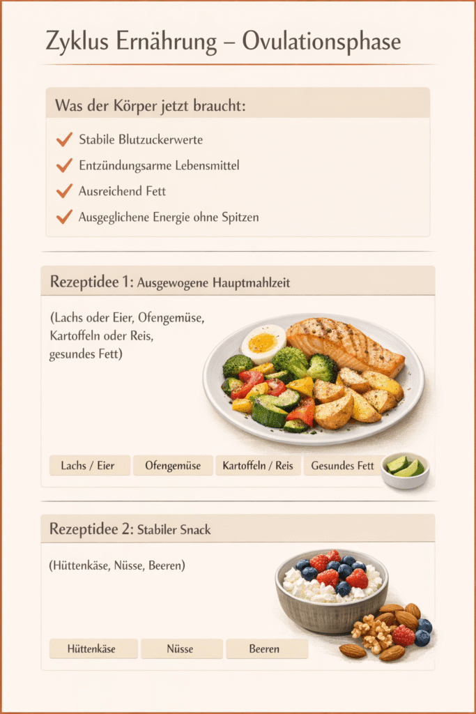 Phase 3: Ovulationsphase - Zyklusbasierte Ernährung