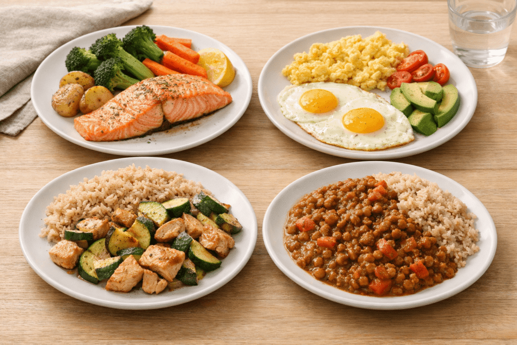 Abendessen proteinreich - warme Gerichte