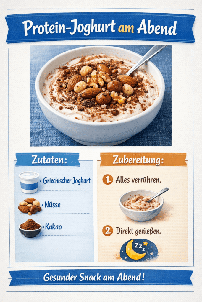 Protein-Joghurt - proteinreiches Abendessen