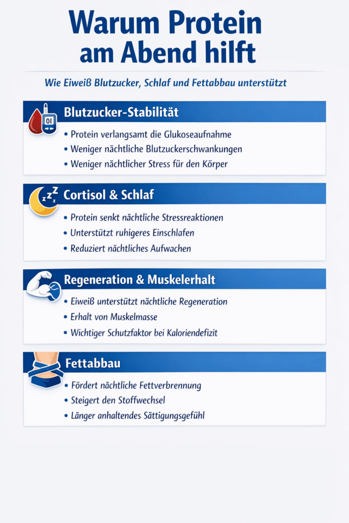 Vorteile Protein am Abend