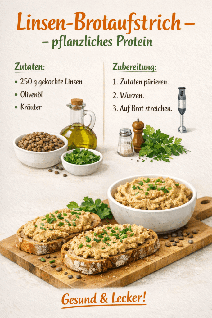Linsen-Brotaufstrich - High Protein