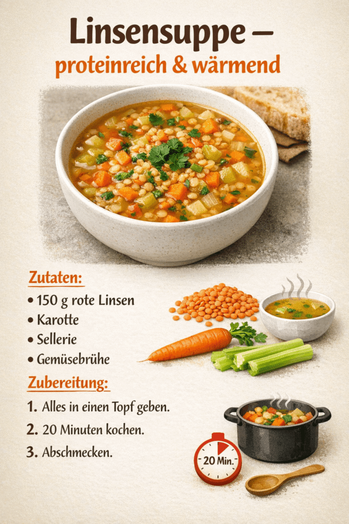 Linsensuppe - High Protein