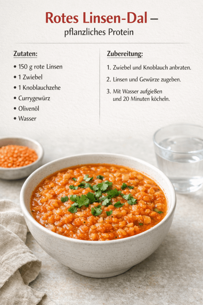 Rotes Linsen-Dal - High Protein