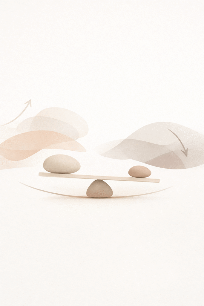 Gleichgewicht bei Muskelaufbau ist wichtig