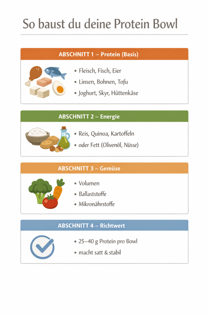 Anleitung für die Protein Bowl
