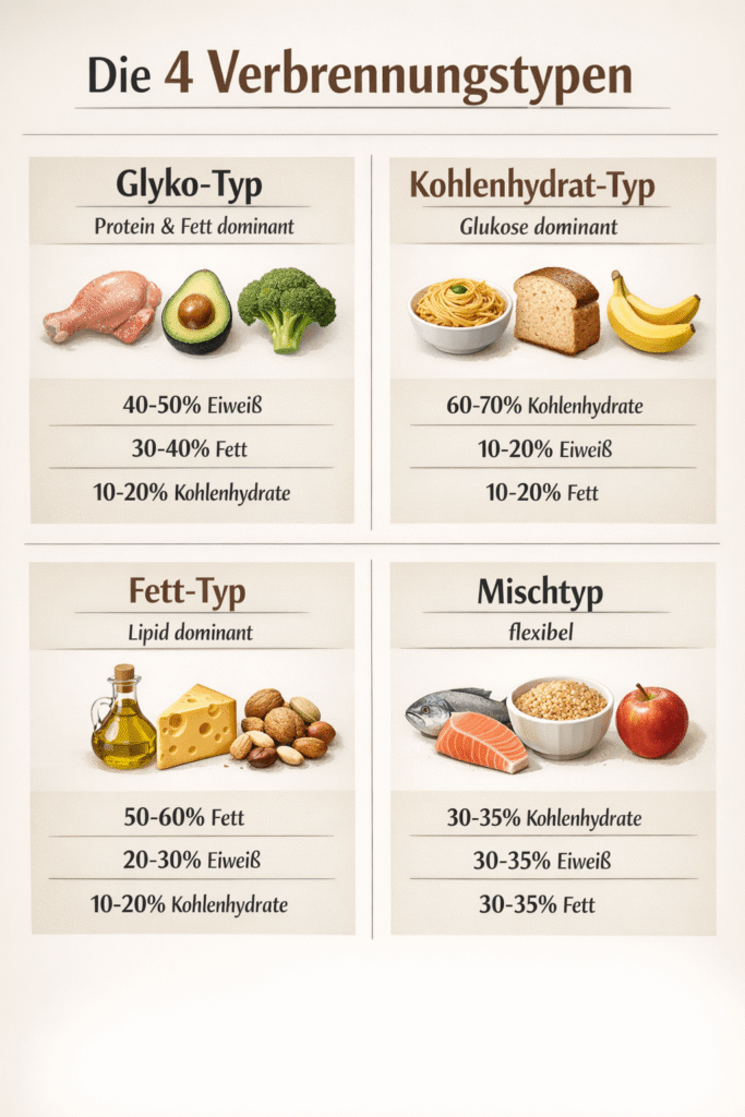 Die 4 Verbrennungstypen