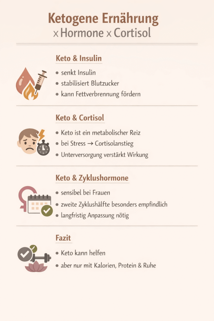 Ketogene Ernährung x Hormone x Cortisol