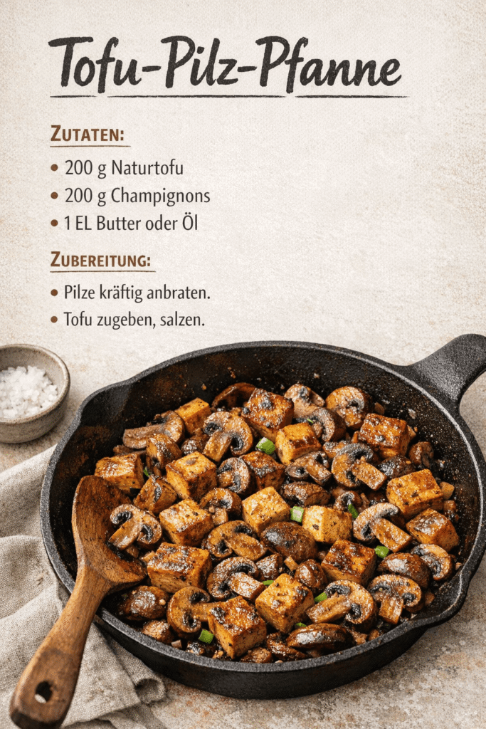 Tofu-Pilz-Pfanne