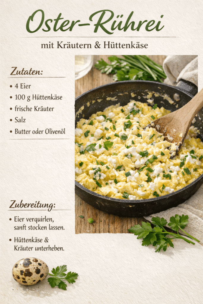 Oster-Rührei Rezept High Protein Ostern