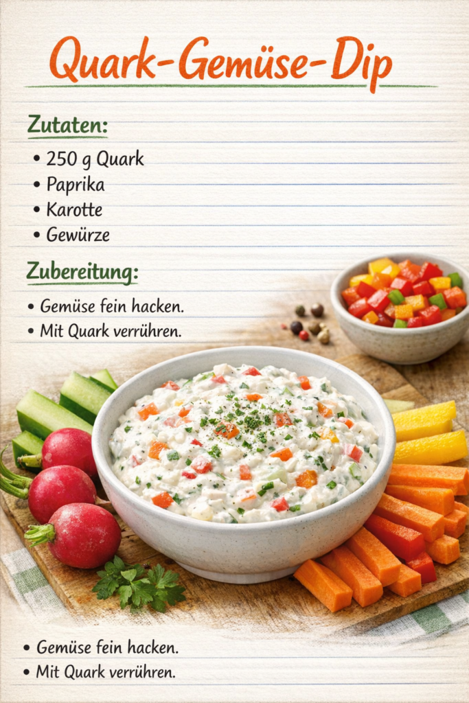 Quark-Gemüse-Dip