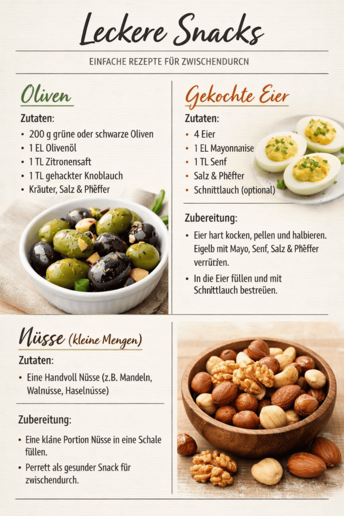 Ketogene Snacks ohne Milchprodukte