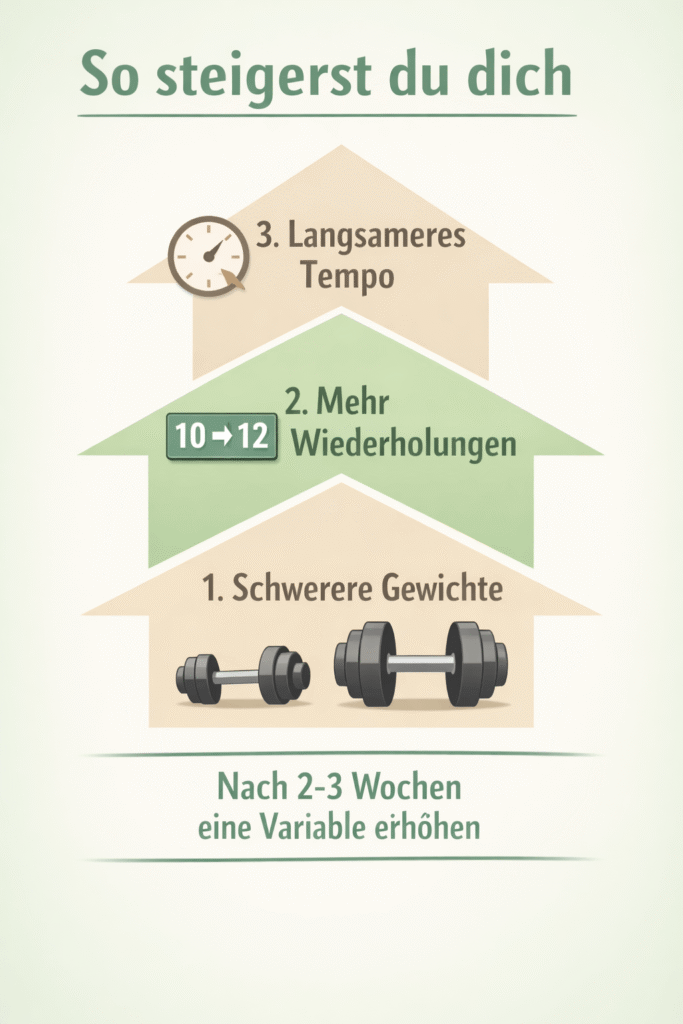 Infografik "So steigerst du dich"