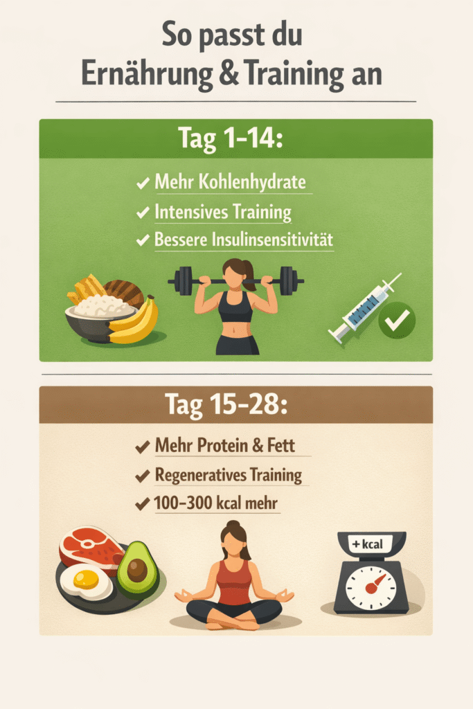 So passt du Ernährung und Training an deinen Zyklus an