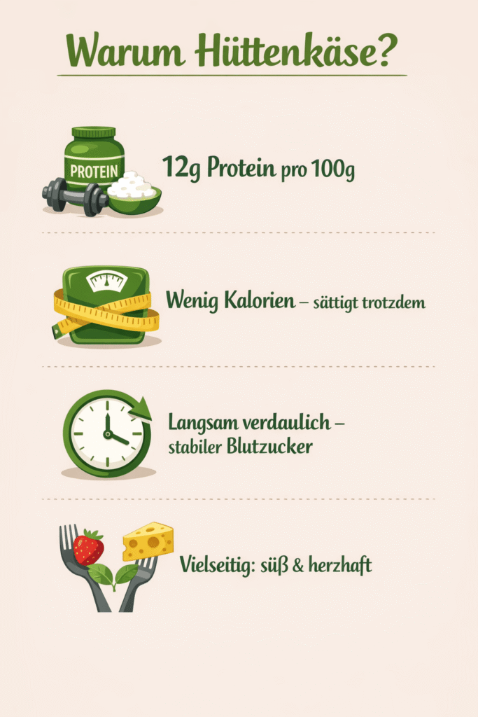 Warum ist Hüttenkäse toll?