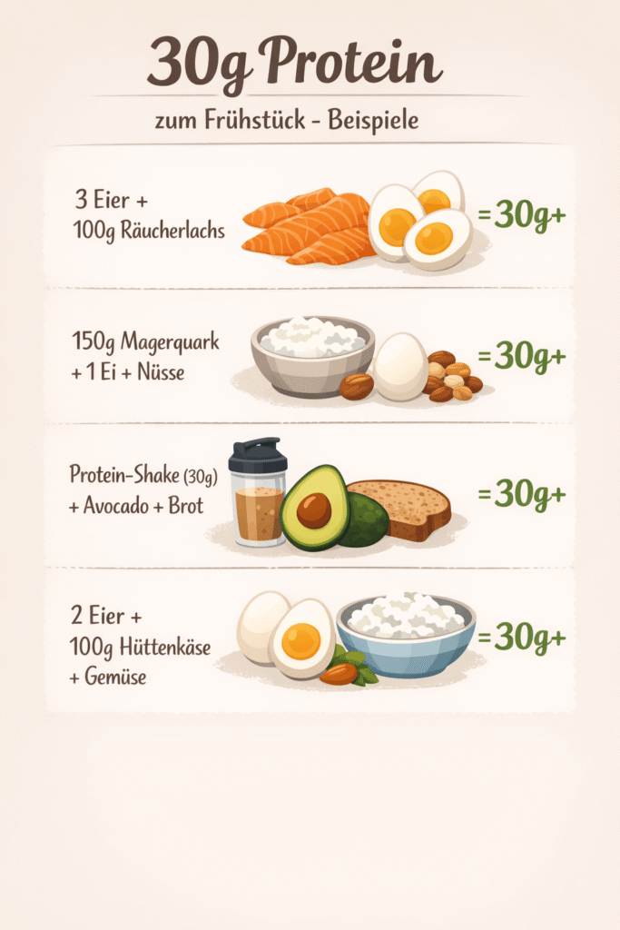 30 g Protein - so erreichst du das