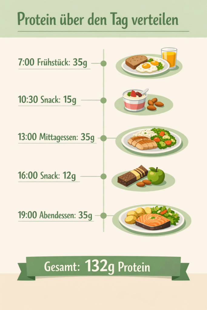 Protein über den Tag verteilen