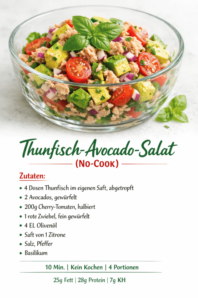Thunfisch-Avocado-Salat
