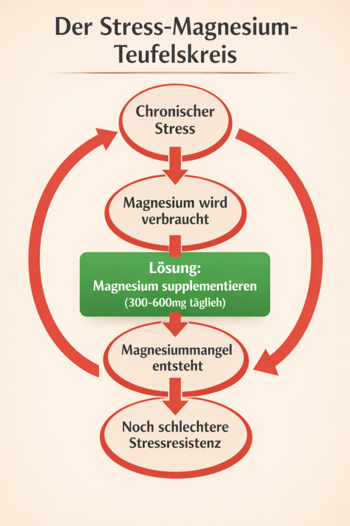 Der Stress-Magnesium-Teufelskreis