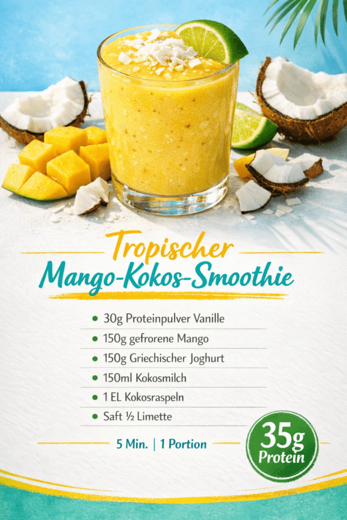 Mango-Kokos-Smoothie